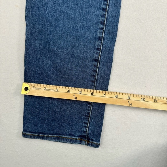 Kut From The Kloth Straight Leg Jeans Womens Size 12 Mid Rise Dark Wash - Picture 13 of 14